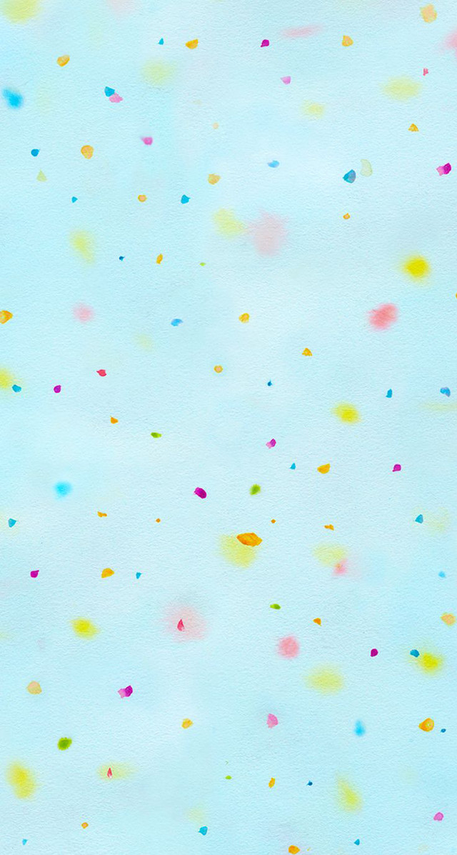 Blue background multicolored confetti white free wallpaper - medium preview image