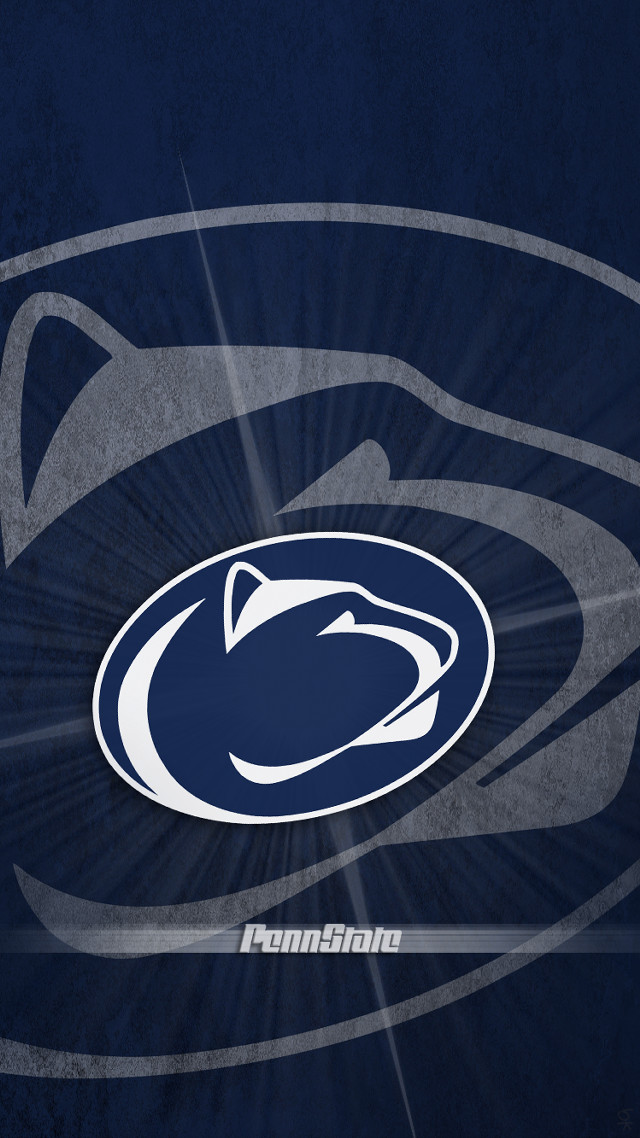 Penn state logo blue sunburst free wallpaper - medium preview image