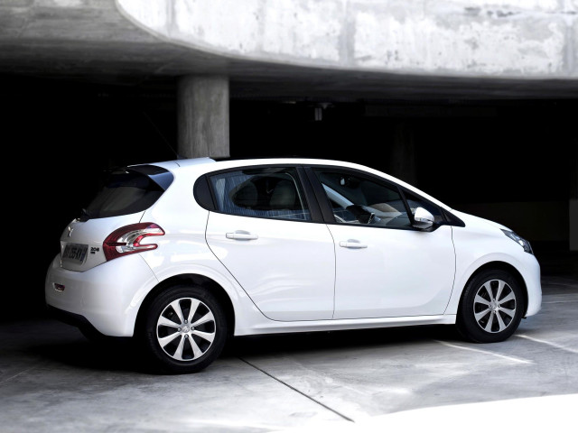 White car parking garage concrete #2 free wallpaper - medium preview image