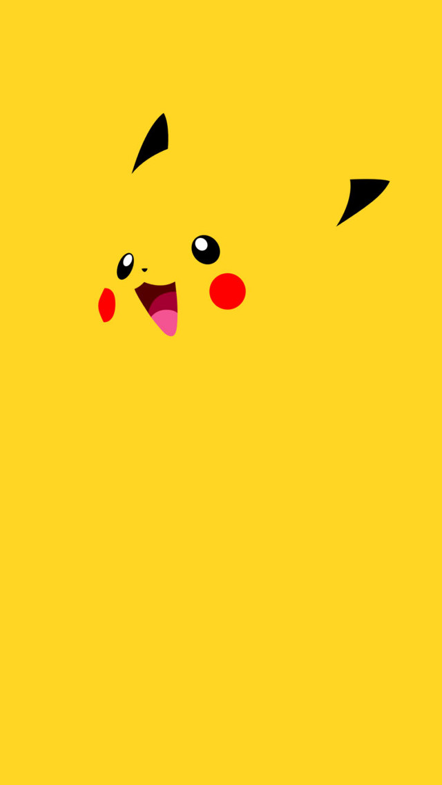 Yellow cartoon face side eyes free wallpaper - medium preview image
