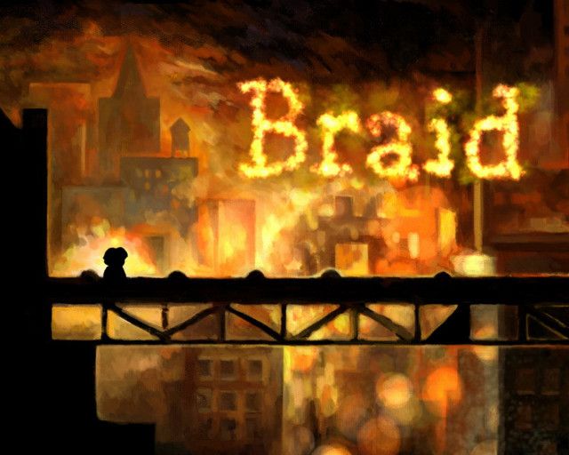Bridge brad cityscape painting background free wallpaper - medium preview image