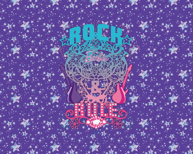 Purple background stars pink spoon free wallpaper - medium preview image