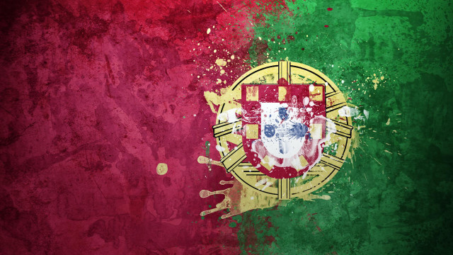 Grungy flag coat of arms free wallpaper - medium preview image