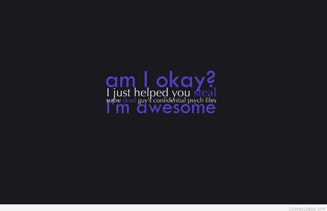 Black background purple blue quote free wallpaper - medium preview image