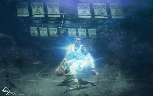 Basketball player holding ball running free wallpaper - medium preview image