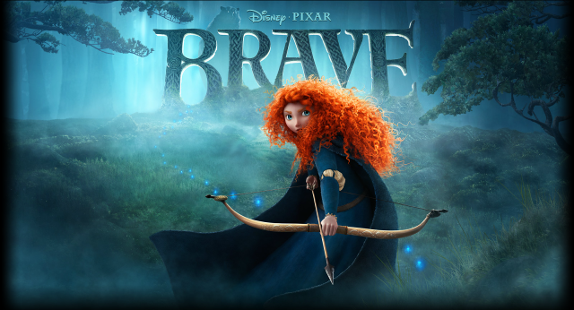 Red haired girl forest bow #2 free wallpaper - medium preview image