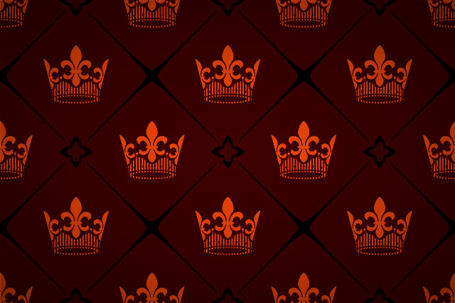 Red black pattern crown side free wallpaper - medium preview image