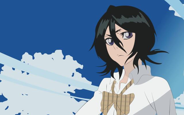 Black hair bow tie sky free wallpaper - medium preview image