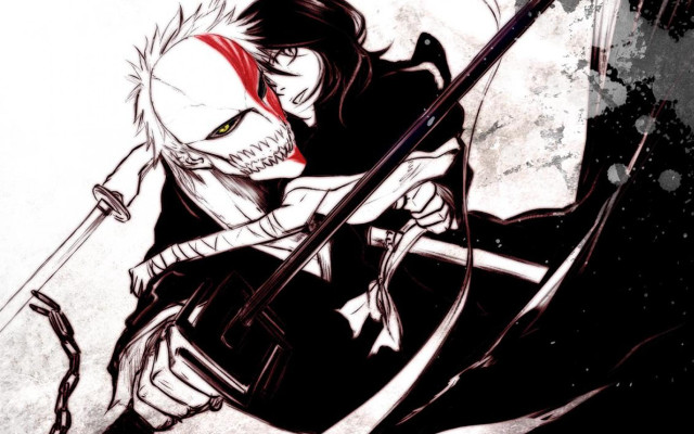 Man sword demon drawing art free wallpaper - medium preview image