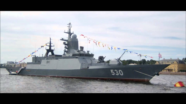 Battleship floating water dock flags free wallpaper - medium preview image