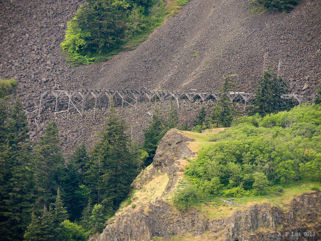 Train bridge hillside trees grass free wallpaper - medium preview image