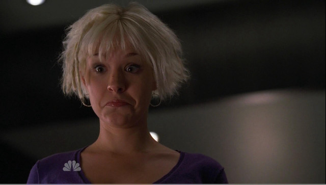 Surprised woman dark room ceiling free wallpaper - medium preview image
