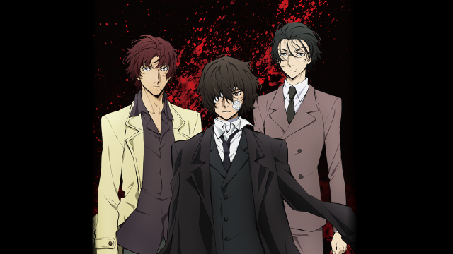 Three men suits ties red free wallpaper - medium preview image