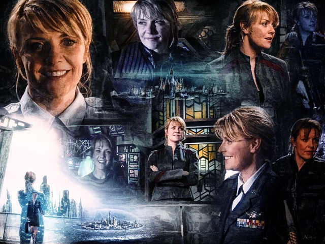 Collage people uniform woman suit free wallpaper for desktop - medium preview image