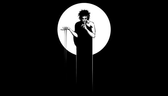 Woman microphone fullmoon bauhaus silkscreen free wallpaper - medium preview image