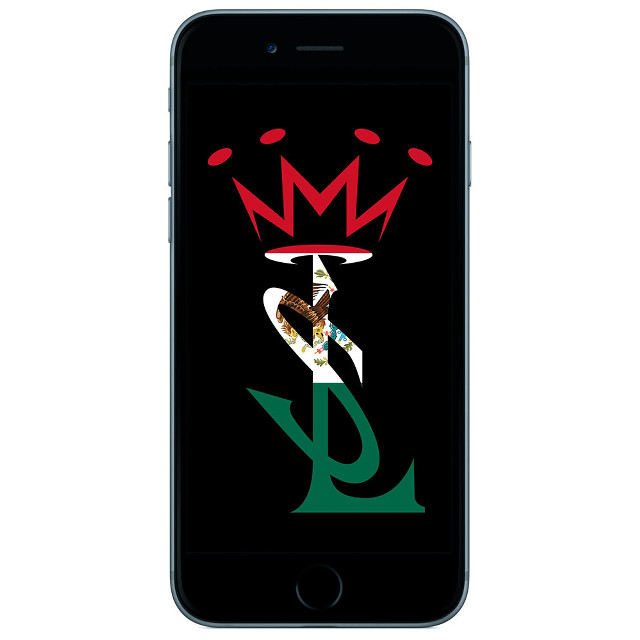 Cell phone crown image green free wallpaper - medium preview image