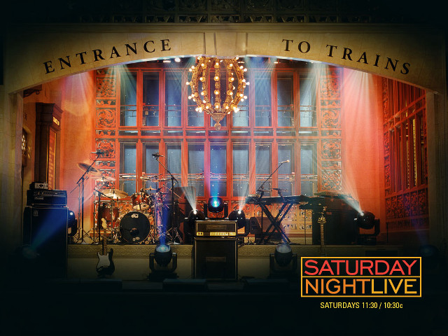 Concert stage chandelier musical instruments free wallpaper - medium preview image