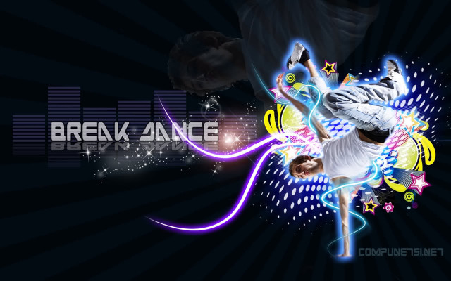Skateboard trick lights stars break free wallpaper - medium preview image