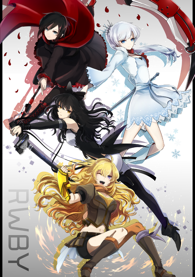 Anime characters swords blood fight free wallpaper - medium preview image