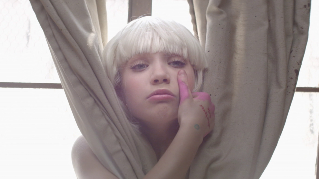Woman white hair pink nails free wallpaper - medium preview image
