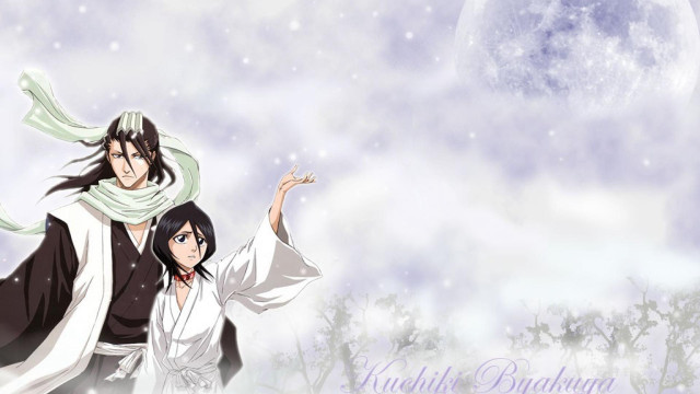 Anime couple full moon sky free wallpaper - medium preview image