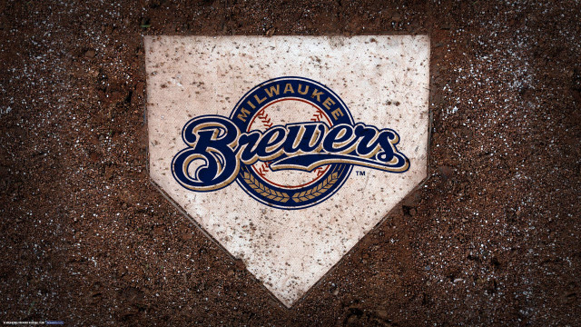 Baseball bat brewers logo dirt free wallpaper - medium preview image