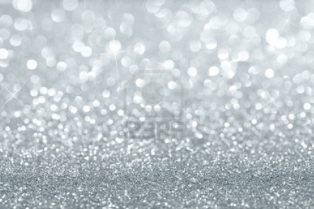Silver glitter blurry background white free wallpaper - medium preview image