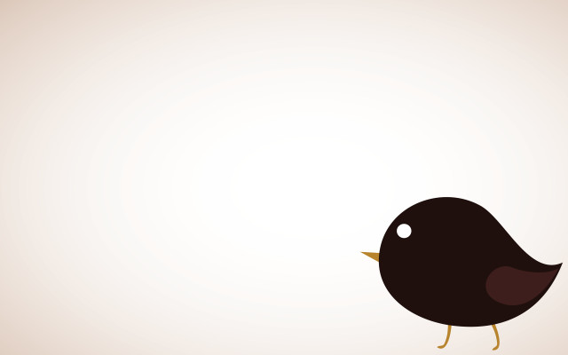 Black bird gradient background postminimalism free wallpaper - medium preview image