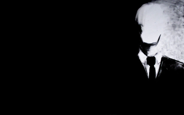Man suit tie dark bird free wallpaper - medium preview image
