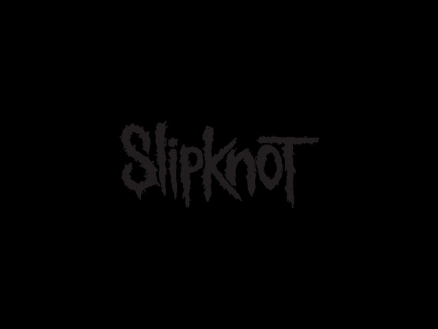 Slipknot black white logo photo free wallpaper - medium preview image