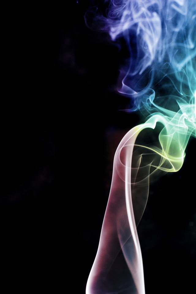 Smokestack colored smoke top bottom free wallpaper - medium preview image