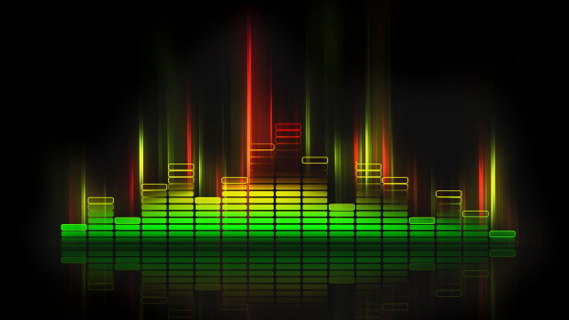 Colorful sound board reflection water free wallpaper - medium preview image