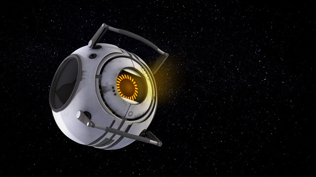 Space station yellow light sky free wallpaper - medium preview image