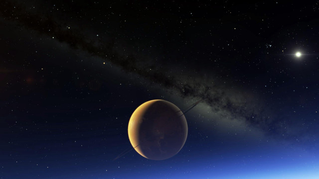 Distant object sky star background free wallpaper - medium preview image