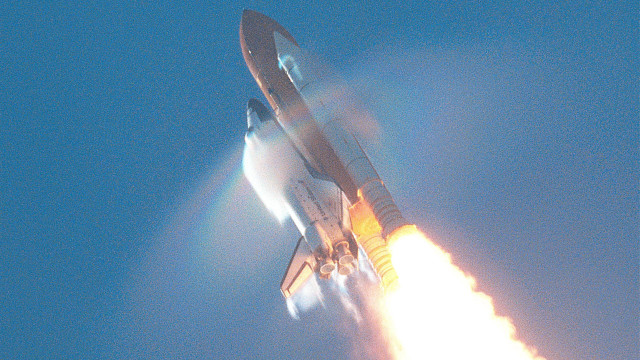 Jet rocket sunset sky fence free wallpaper - medium preview image