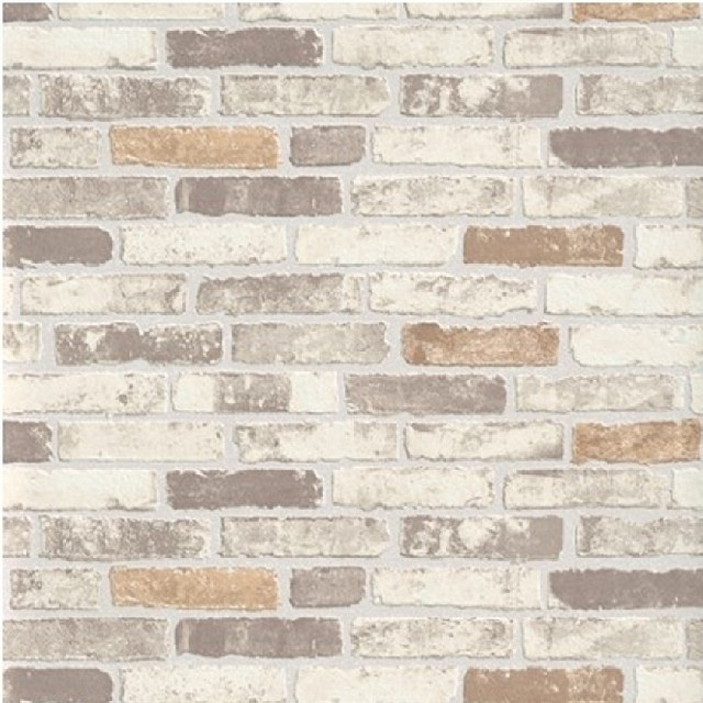 Brick wall pattern stripe brown free wallpaper - medium preview image