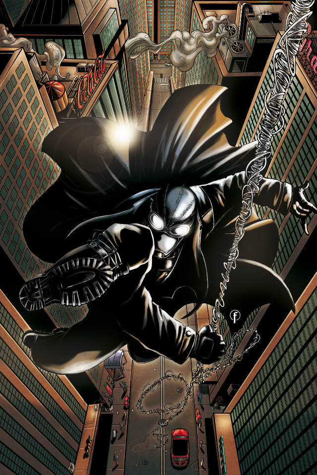 Batman flying chain bat mouth free wallpaper - medium preview image