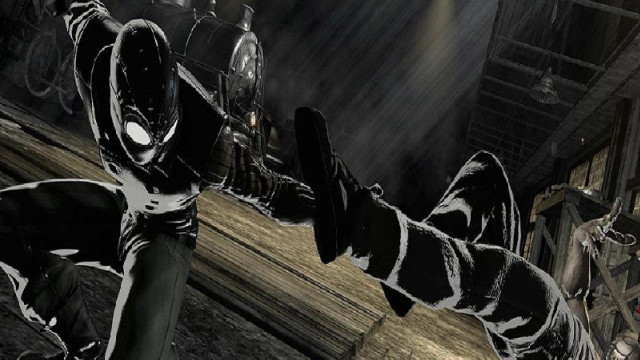Man black white gun dark free wallpaper - medium preview image