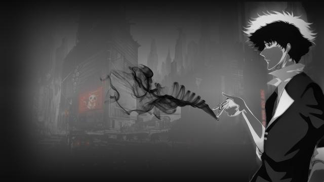 Man cigarette black white background free wallpaper - medium preview image