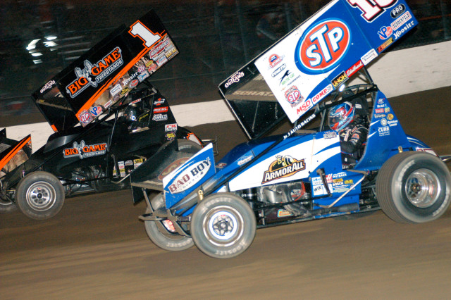 Dirt racing cars night track free wallpaper - medium preview image