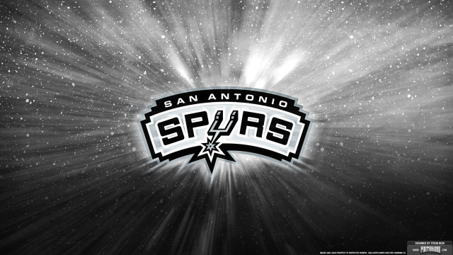 San antonio spurs logo black #6 free wallpaper - medium preview image