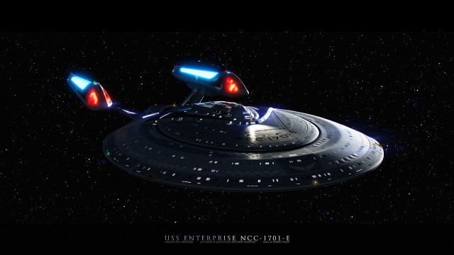 Spaceship red lights black background #2 free wallpaper - medium preview image