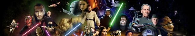 Star wars collage characters lightsabers free wallpaper - medium preview image
