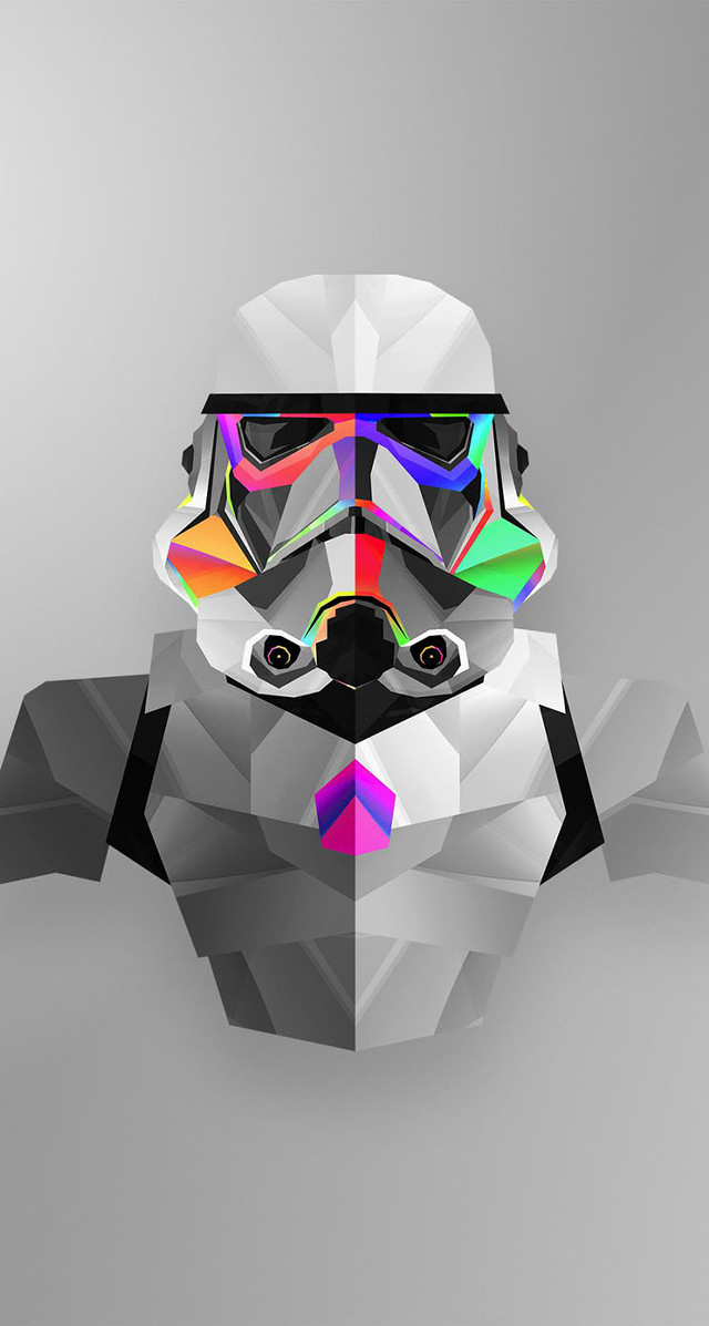 Star wars trooper helmet holography free wallpaper - medium preview image