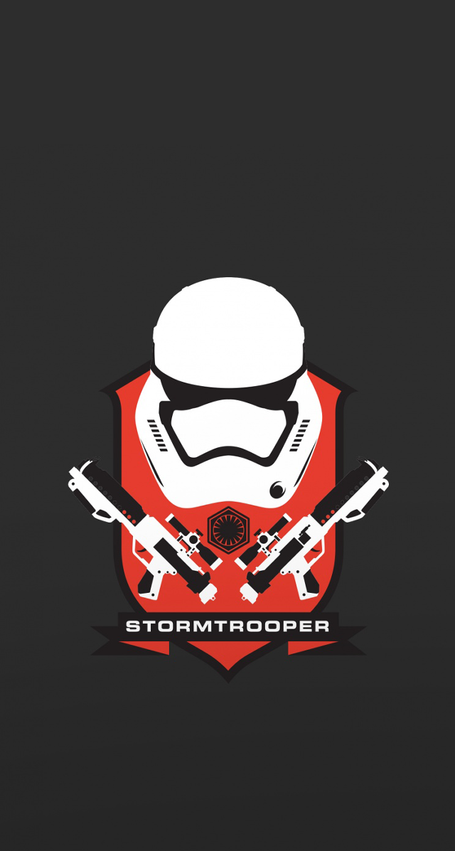 Stormtrooper guns black background red free wallpaper - medium preview image