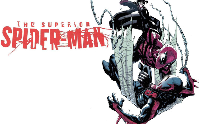 Spider man hanging upside down #3 free wallpaper - medium preview image