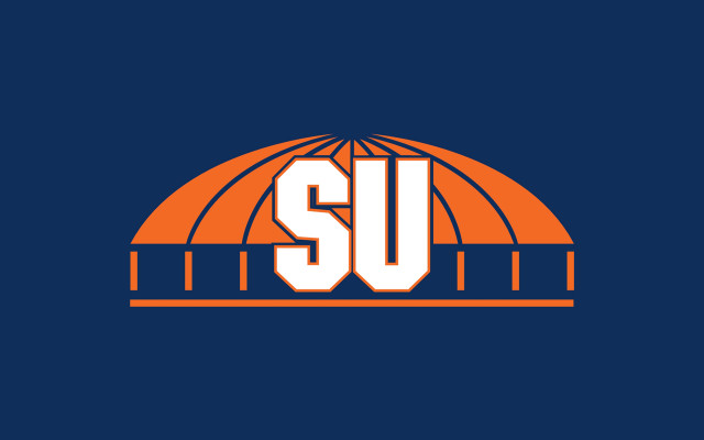 Sun logo blue background orange free wallpaper - medium preview image
