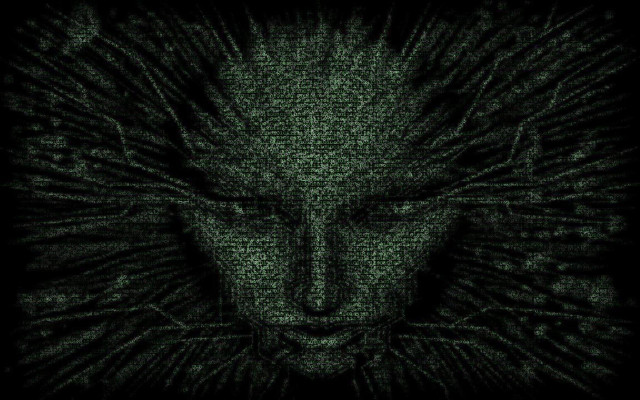 Dark background word number face free wallpaper - medium preview image