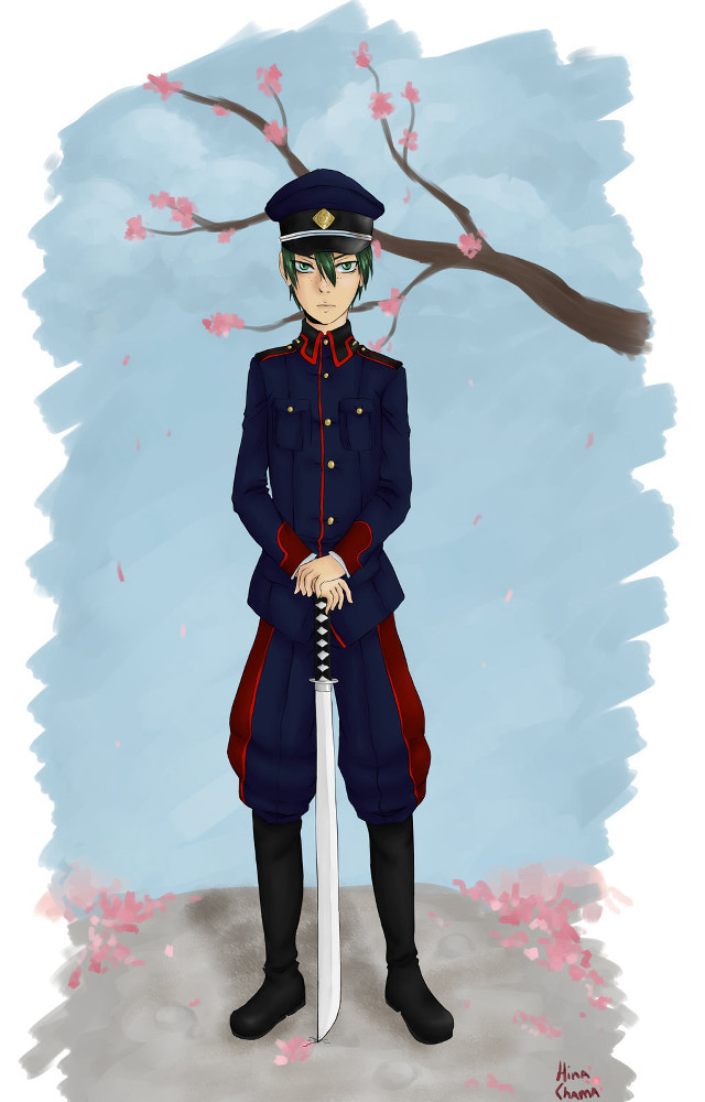 Man uniform sword tree pink free wallpaper - medium preview image