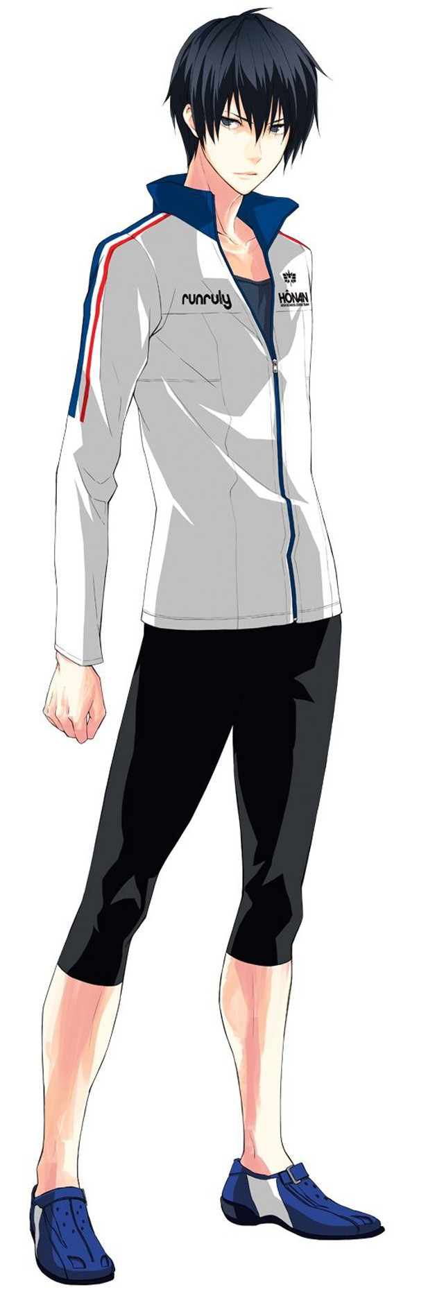 Man whitejacket blackshorts portrait AguriUchida free wallpaper - medium preview image